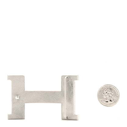 Hermes Brushed Palladium 42mm Constance Belt Buckle 4 of 10