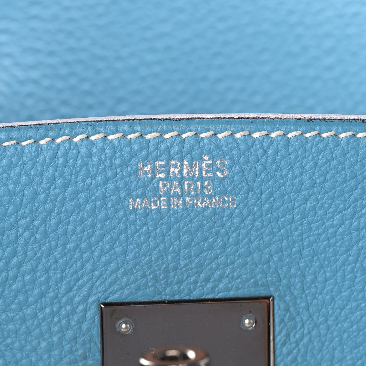 Hermes Togo Birkin 30 Blue Jean 19 of 28