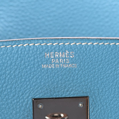 Hermes Togo Birkin 30 Blue Jean 19 of 28