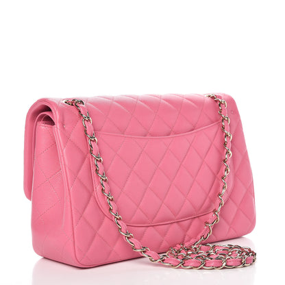 Chanel Caviar Quilted Jumbo Double Flap Pink 3 of 10