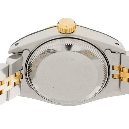 Rolex Stainless Steel 18K Yellow Gold 26mm Oyster Perpetual Datejust Watch White Roman 69173 4 of 4