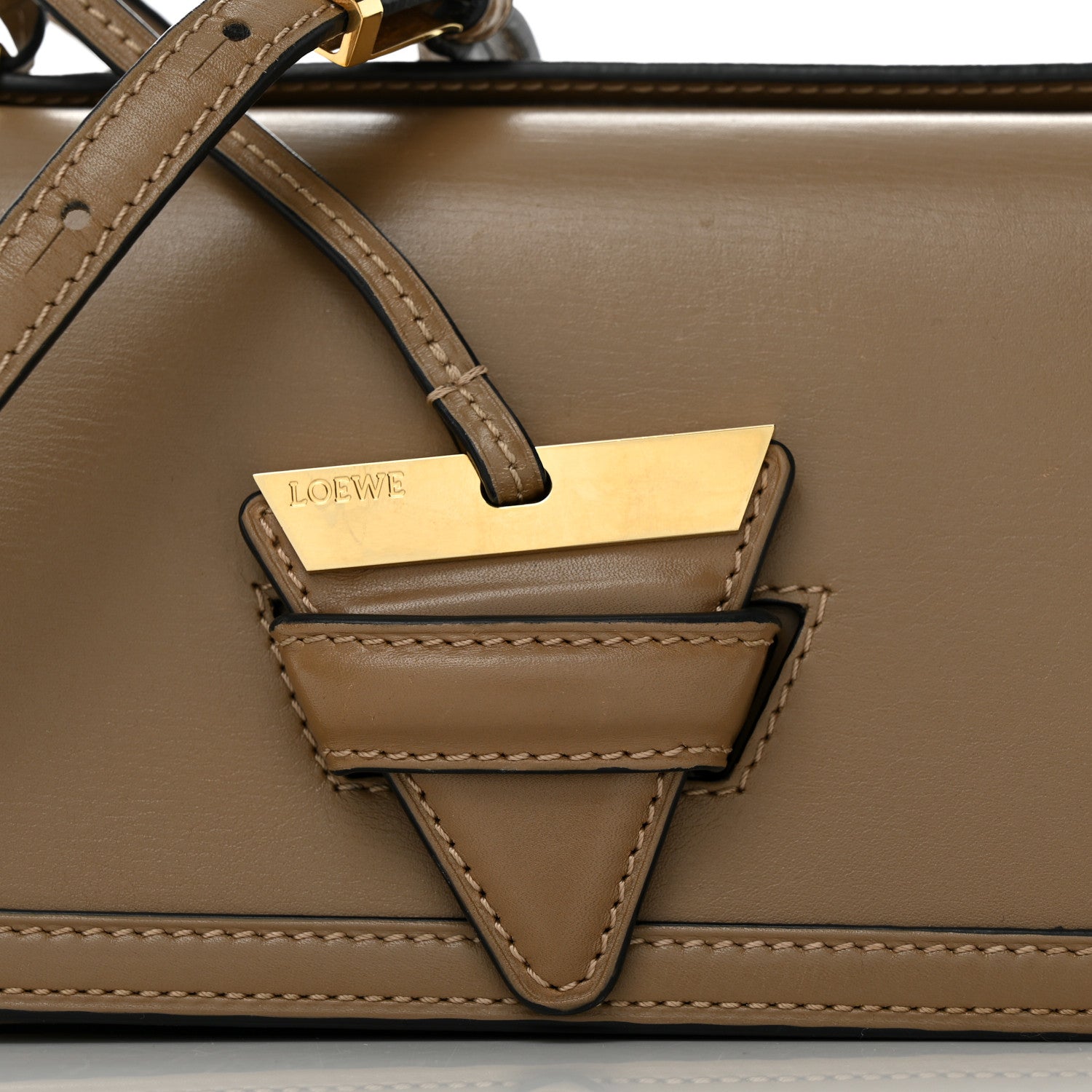 Loewe Calfskin Small Barcelona Shoulder Bag Mink 7 of 12