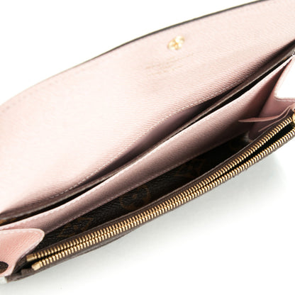 Louis Vuitton Monogram Emilie Wallet Rose Ballerine 5 of 7