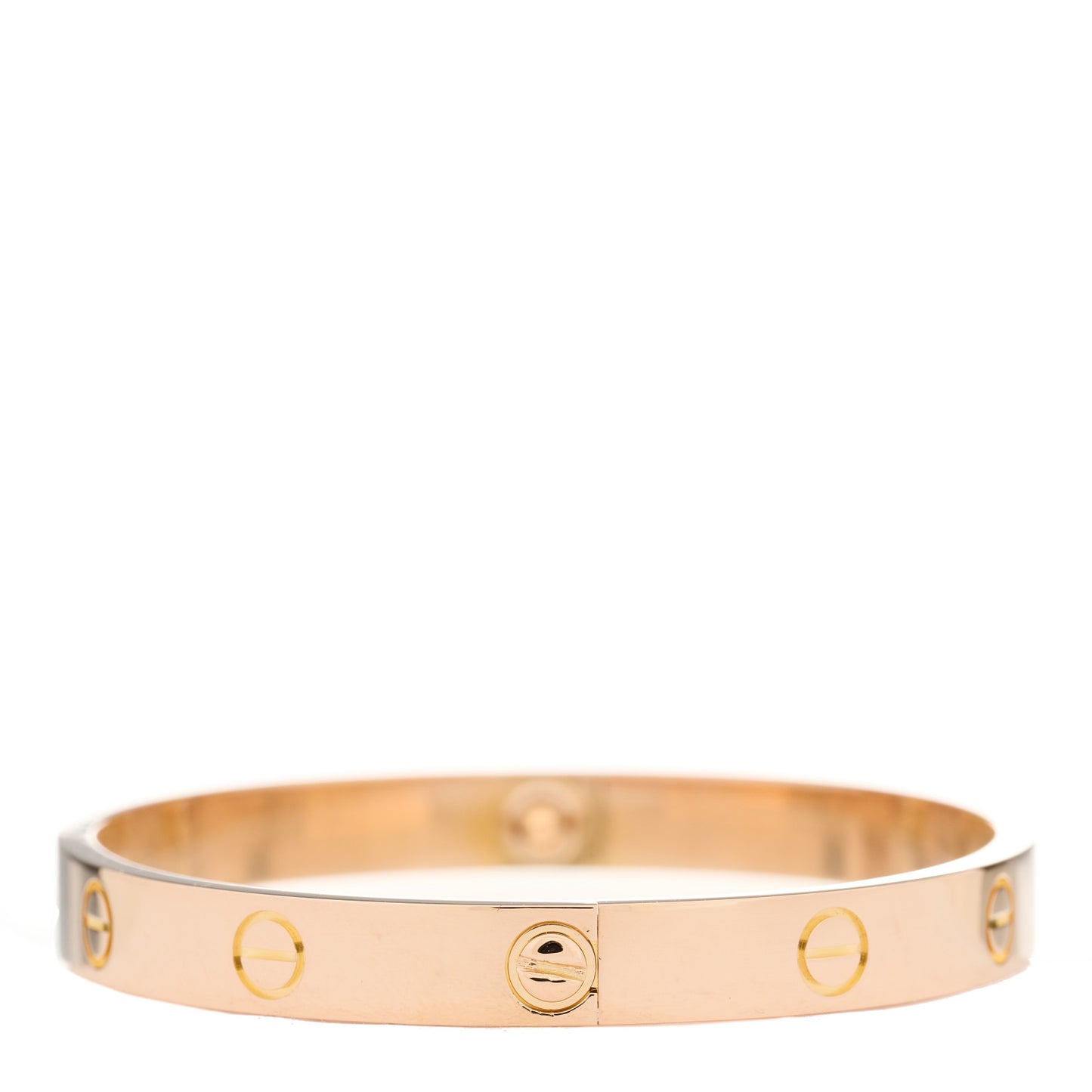 18K Pink Gold LOVE Bracelet 17