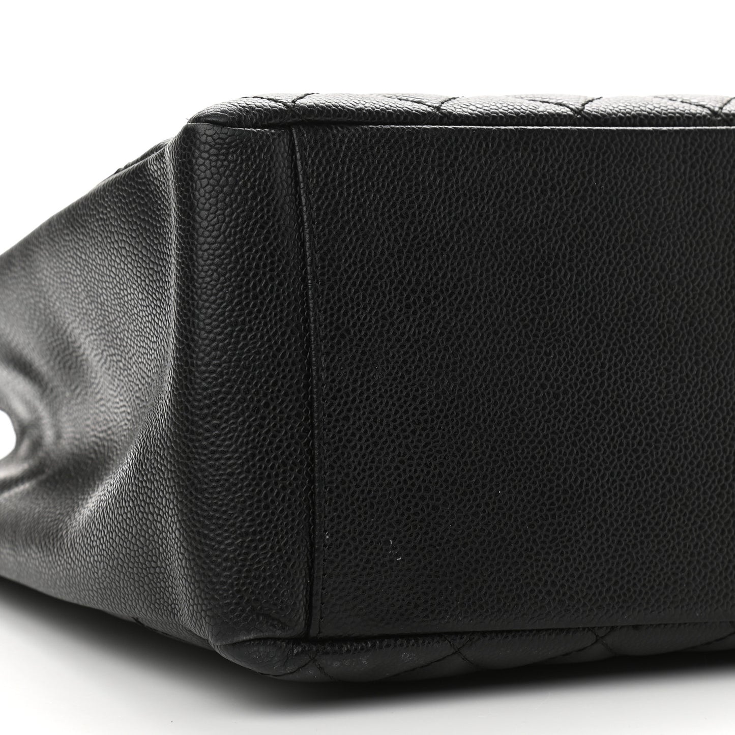 Caviar Quilted Grand Shopping Tote GST Black