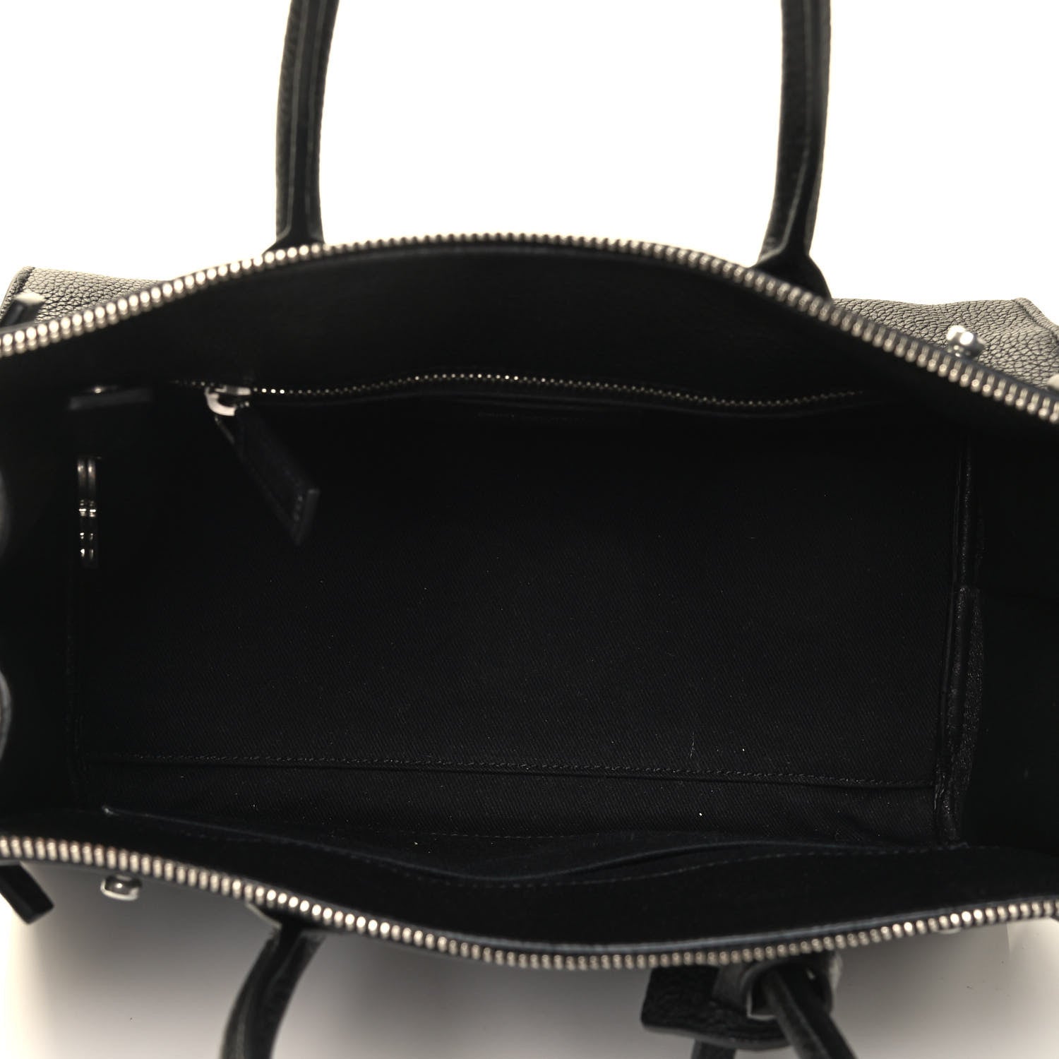 Saint Laurent Grained Calfskin Baby Supple Sac De Jour Black 4 of 4
