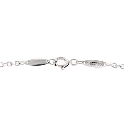 Tiffany Sterling Silver Elsa Peretti Open Heart Lariat Necklace 4 of 6