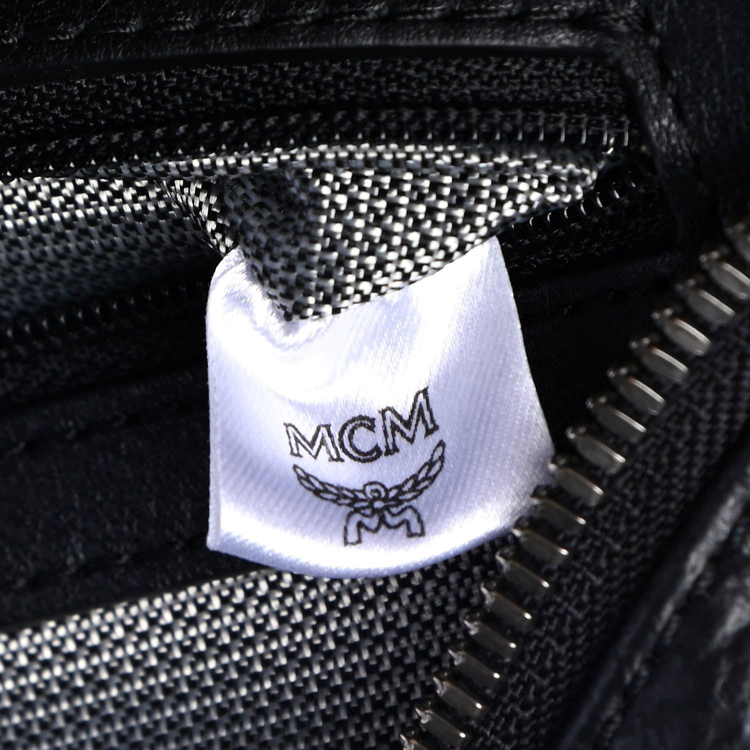 MCM Visetos Side Stud Mini Stark Backpack Black 7 of 10
