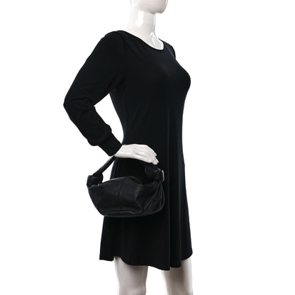 Bottega Veneta Nappa Mini Double Knot Bag Black 2 of 12
