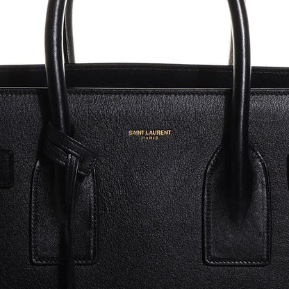 Saint Laurent Calfskin Small Sac De Jour Black 9 of 9