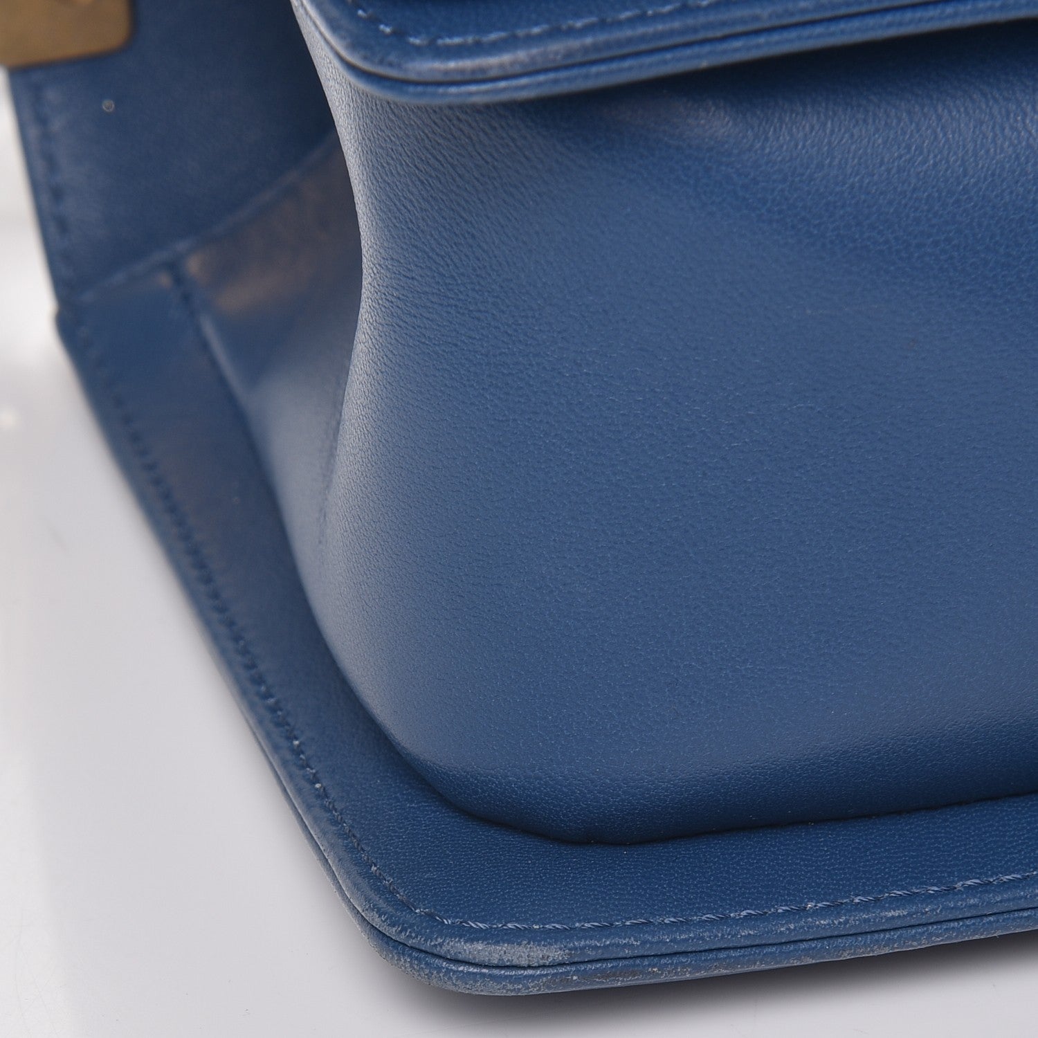 Chanel Lambskin Quilted Medium Boy Flap Blue 8 of 12