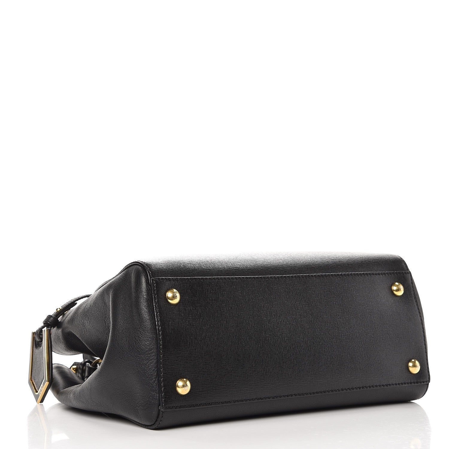 Fendi Vitello Elite Petite 2Jours Tote Black 4 of 8