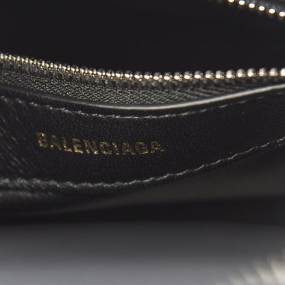 Balenciaga Signature Grained Calfskin Logo S Ville Top Handle Bag Bleu Tempete Jaune 6 of 10
