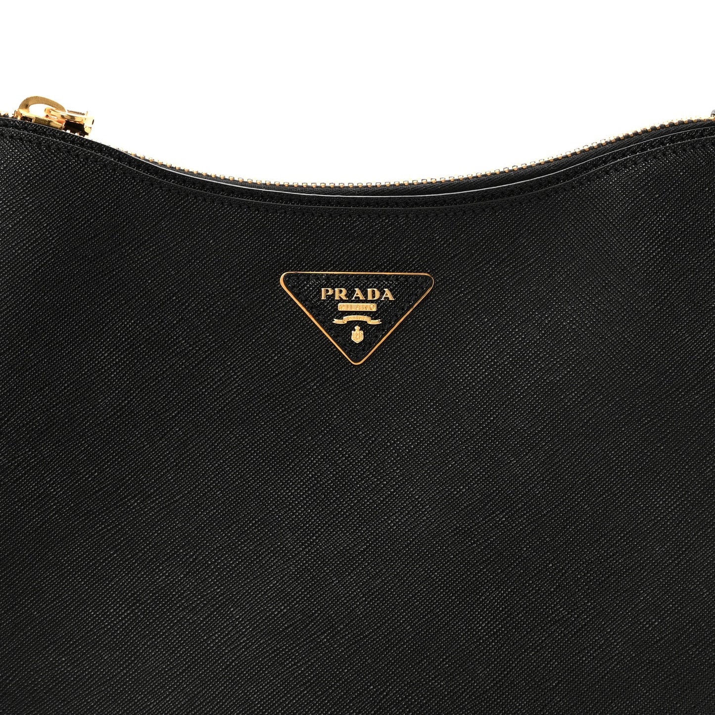 Saffiano Lux Shoulder Bag Black