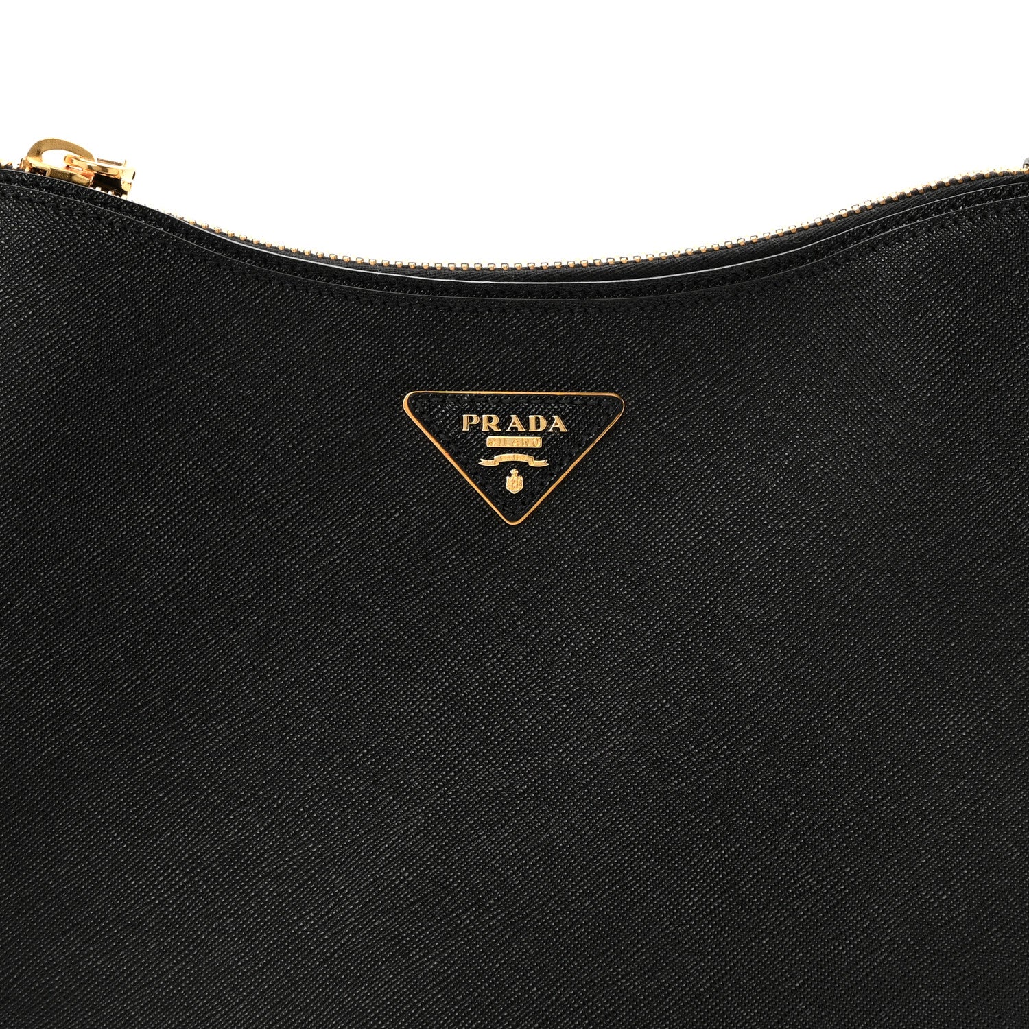 Prada Saffiano Lux Shoulder Bag Black 8 of 14