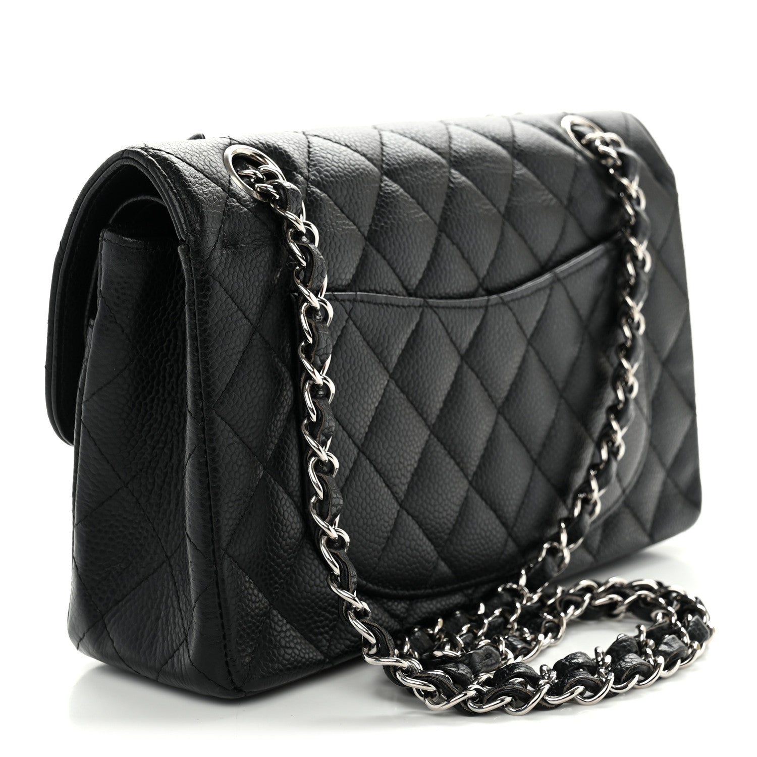 Chanel Caviar Quilted Small Double Flap Black 3 of 13
