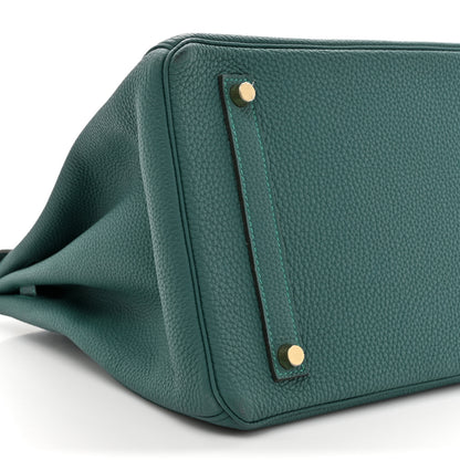 Hermes Togo Birkin 35 Malachite 10 of 16