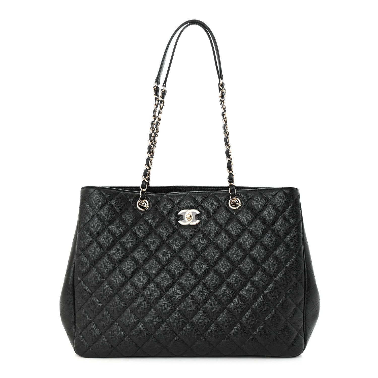 Chanel Caviar Quilted Large Shopping Tote Black 1 of 10