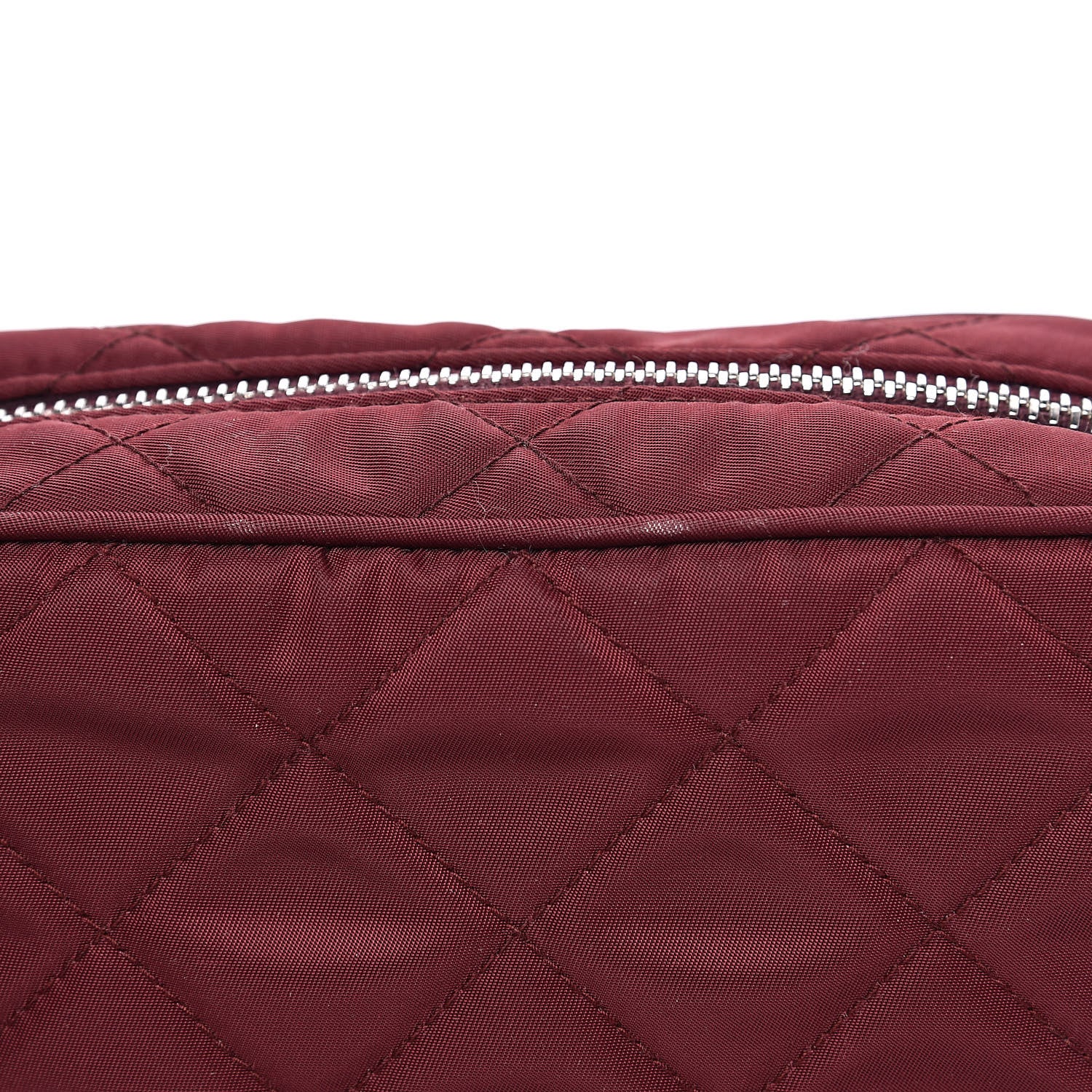 Prada Nylon Tessuto Impuntu Quilted Crossbody Bag Granato 10 of 10