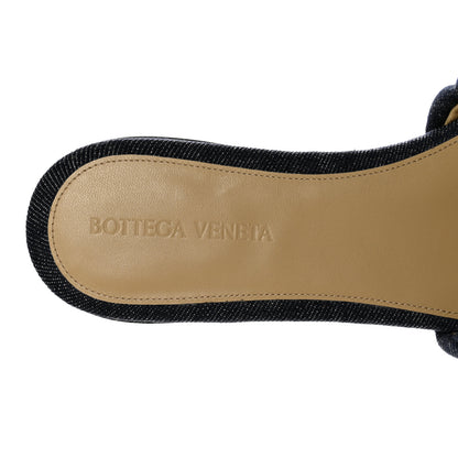 Bottega Veneta Denim Matelasse Padded Flat Sandals 38.5 Indigo 7 of 11