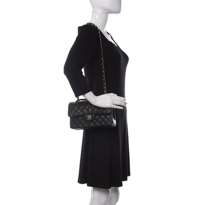 Chanel Caviar Quilted Small Double Flap Black 2 of 10