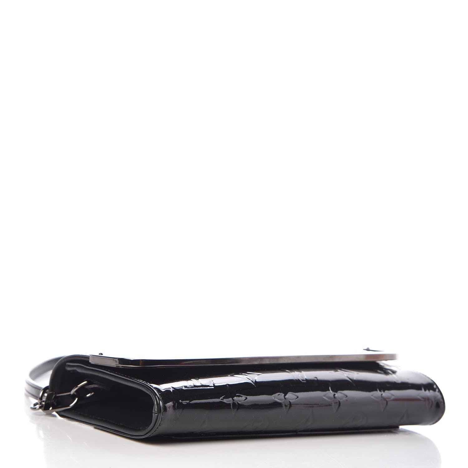 Louis Vuitton Vernis Rossmore MM Noir Magnetique 4 of 9