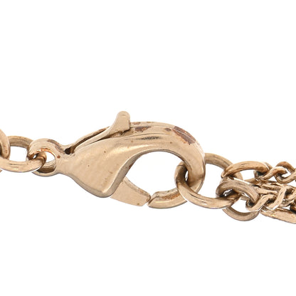 Chanel Crystal CC Multi Strand Chain Necklace Gold 6 of 6