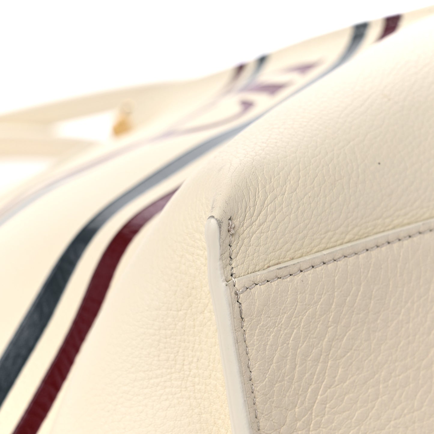 Smooth Calfskin Medium Vick Tote Off White