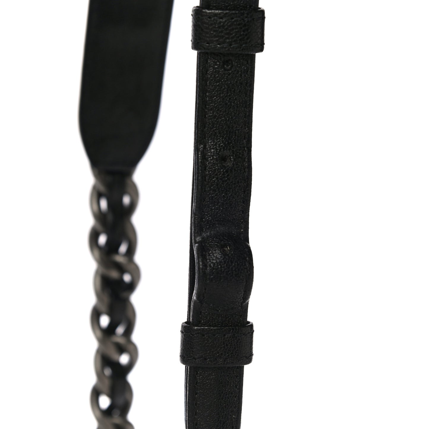 Lambskin Quilted Chanel 19 Waist Bag Black