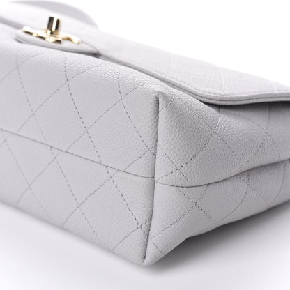 Chanel Caviar Quilted City Walk Flap Light Grey 7 of 11