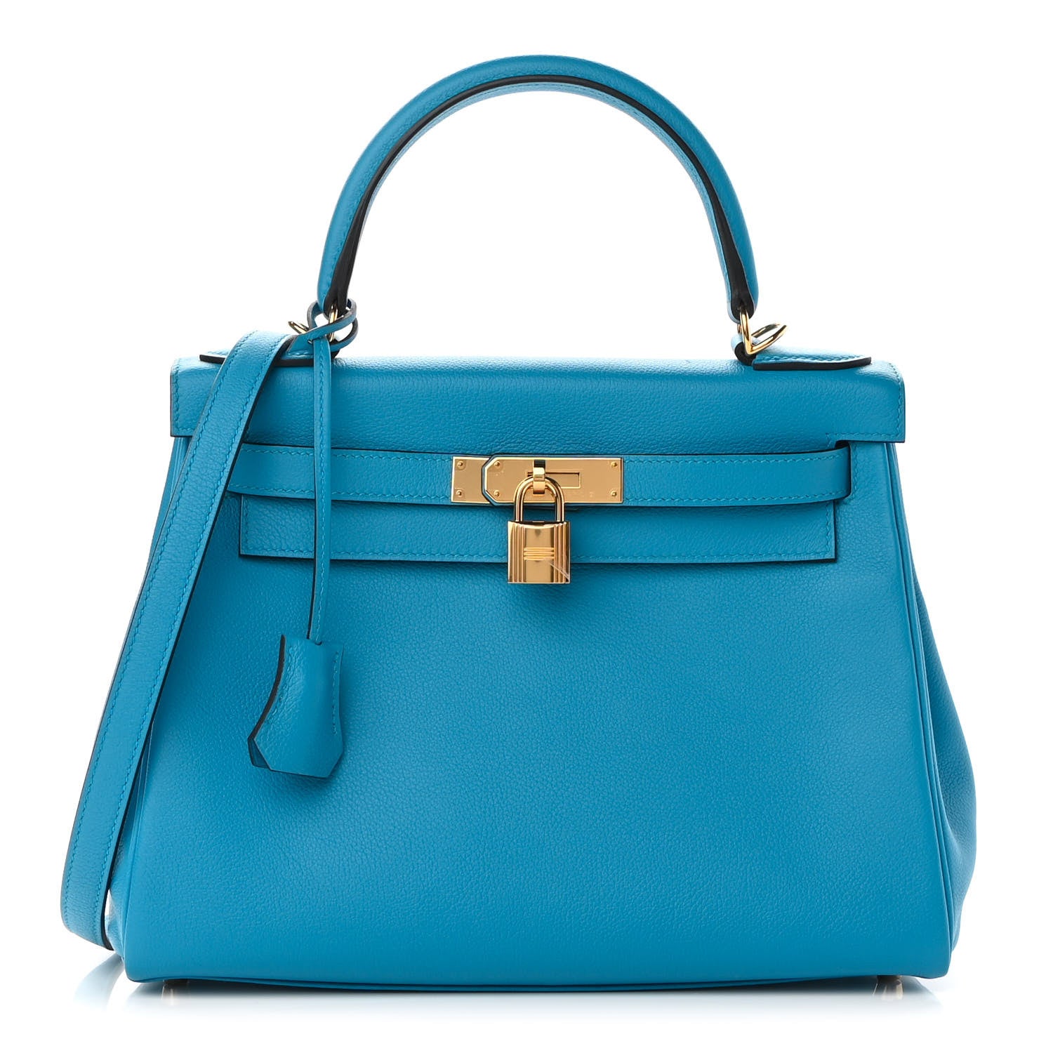 Hermes Evercolor Kelly Retourne 28 Bleu Zanzibar 1 of 10