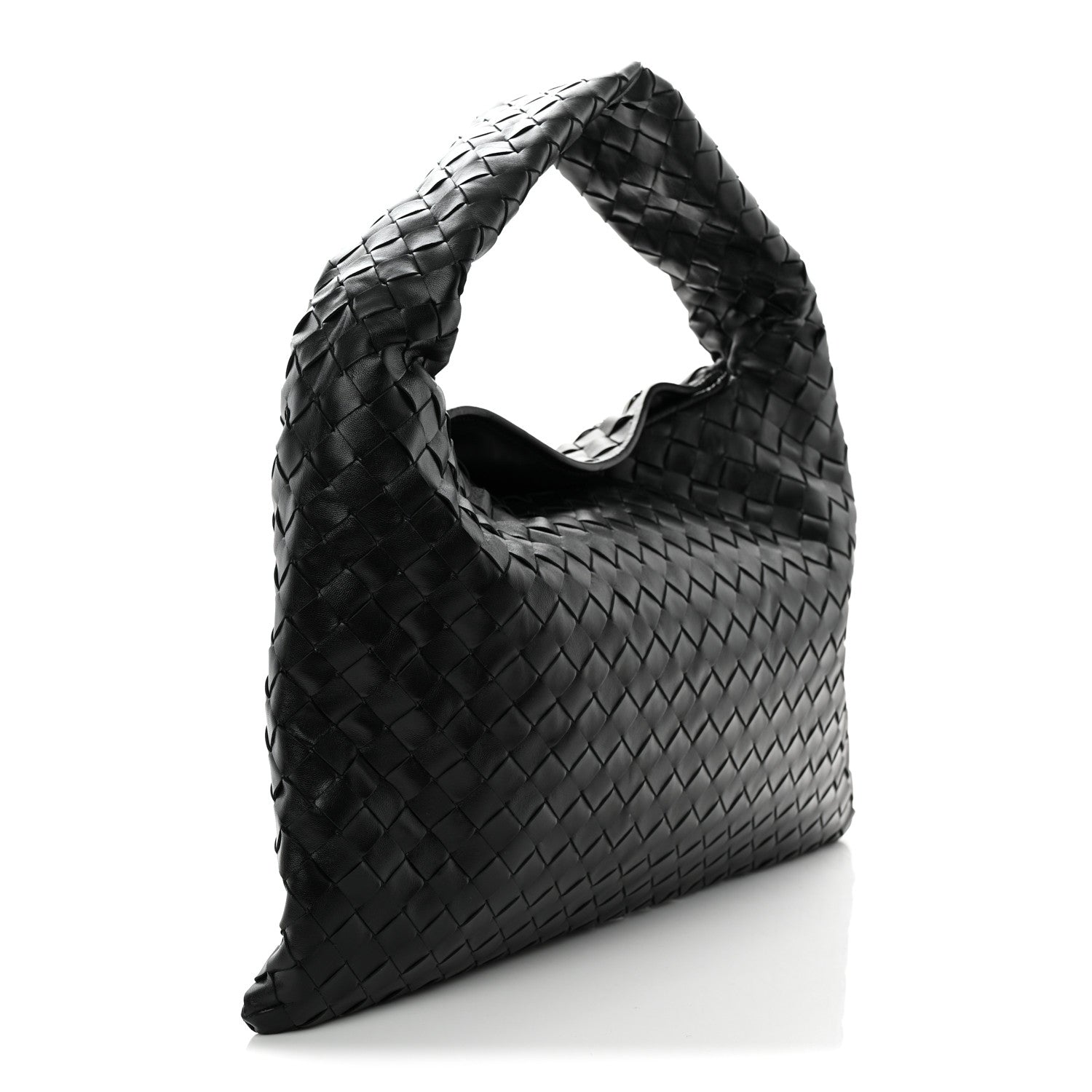 Bottega Veneta Calfskin Intrecciato Small Hop Black 3 of 10