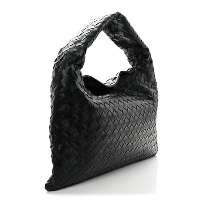 Bottega Veneta Calfskin Intrecciato Small Hop Black 3 of 10