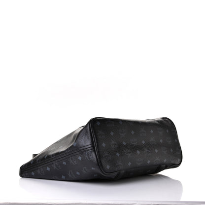 MCM Visetos Shopping Tote Black 3 of 6