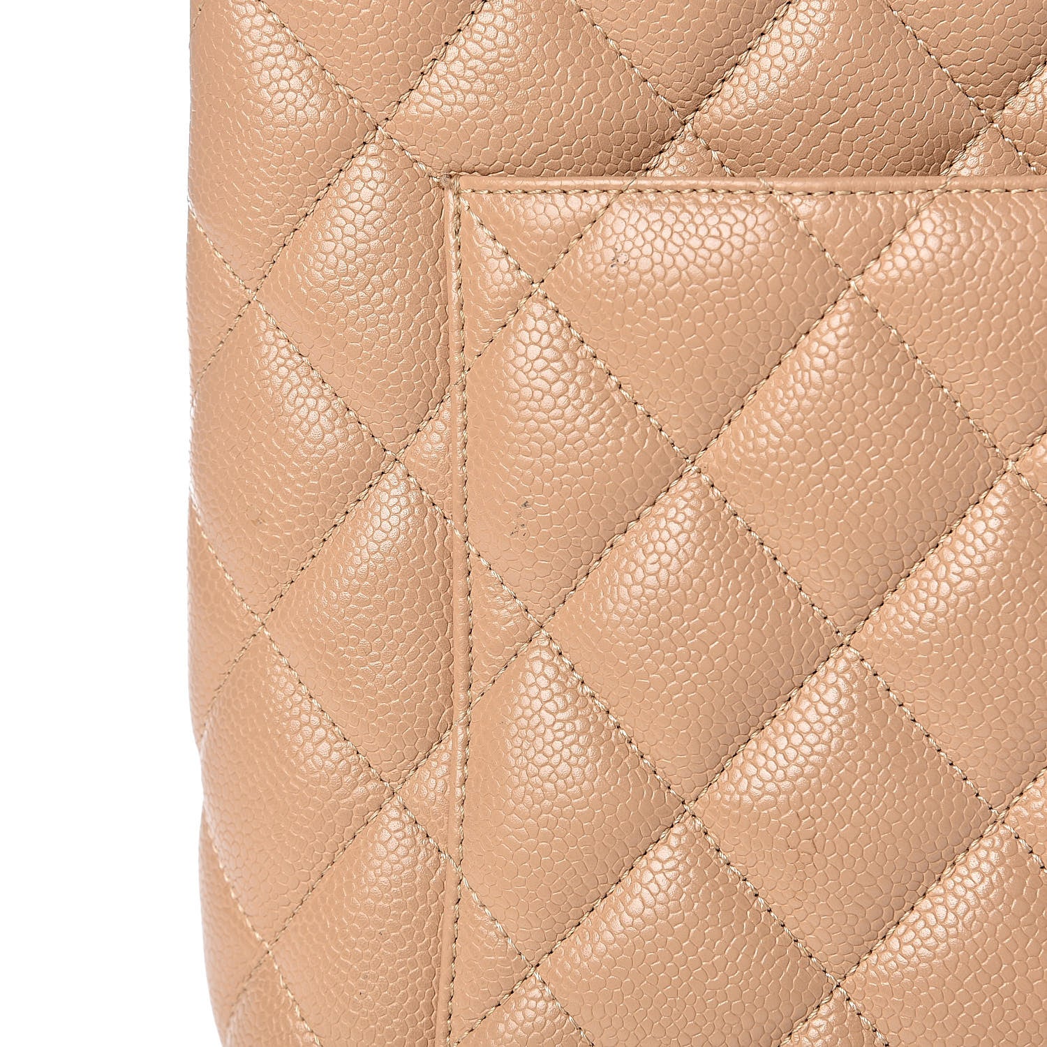 Chanel Caviar Quilted Medallion Tote Beige 14 of 19