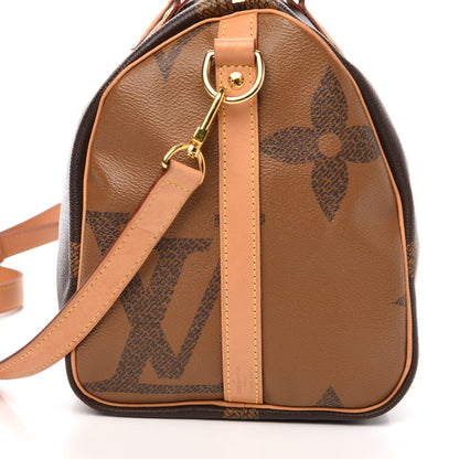 Louis Vuitton Reverse Monogram Giant Speedy Bandouliere 30 8 of 11