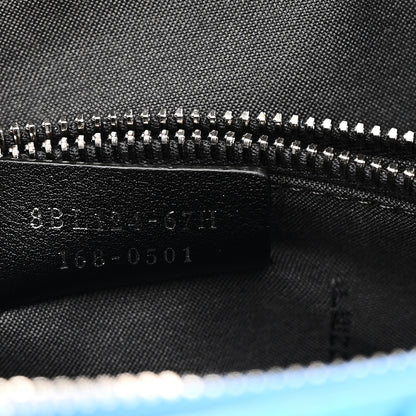 Fendi Shearling Vitello Dolce Medium By The Way Boston Bag Blue 7 of 10
