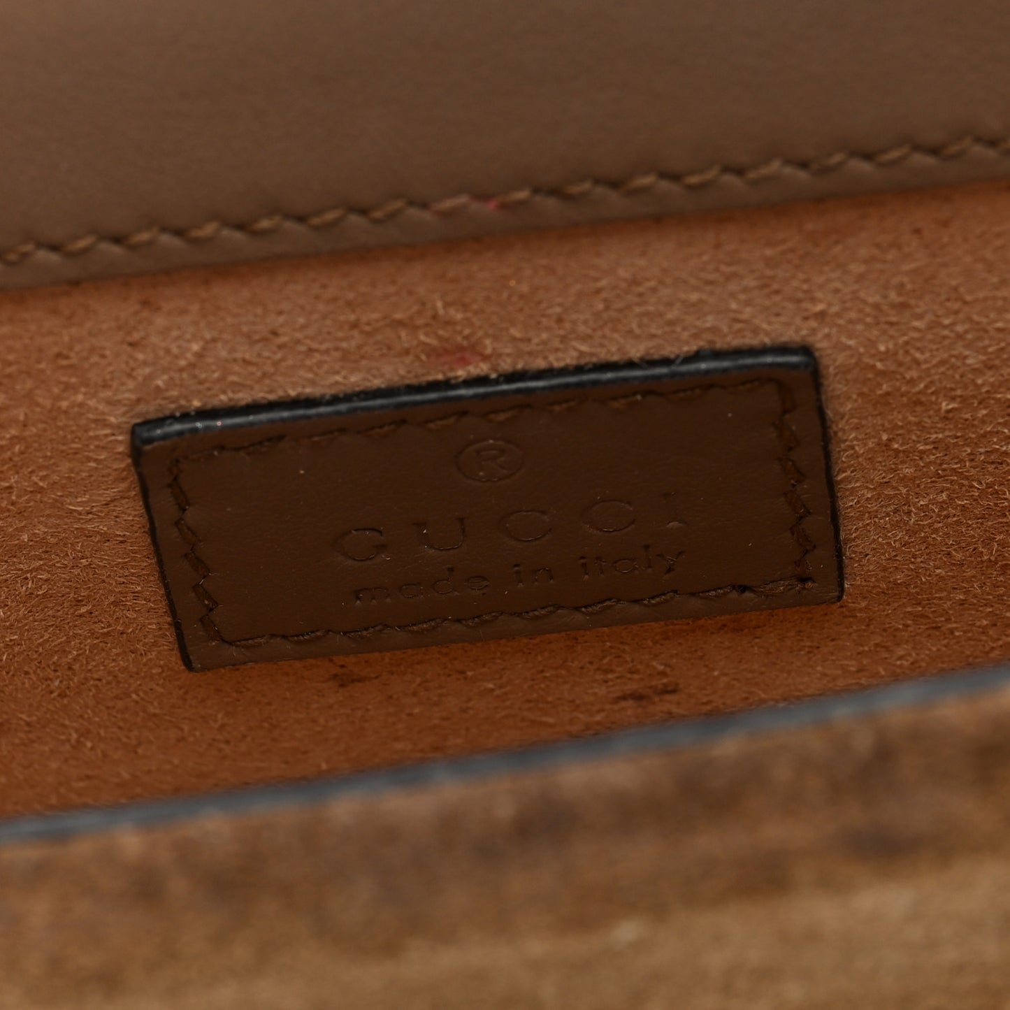 GG Supreme Monogram Super Mini Dionysus Shoulder Bag Taupe