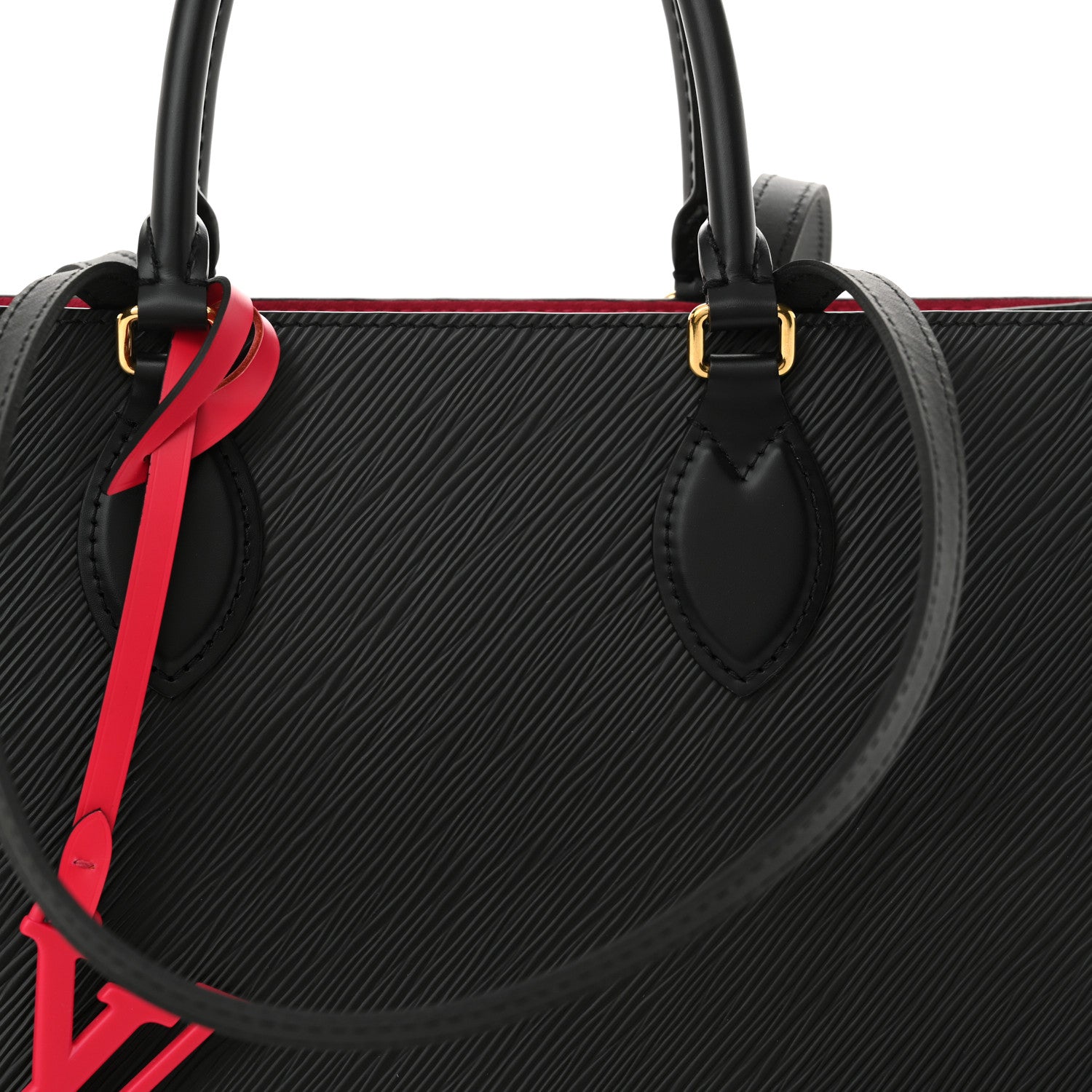 Louis Vuitton Epi Onthego MM Black 7 of 9
