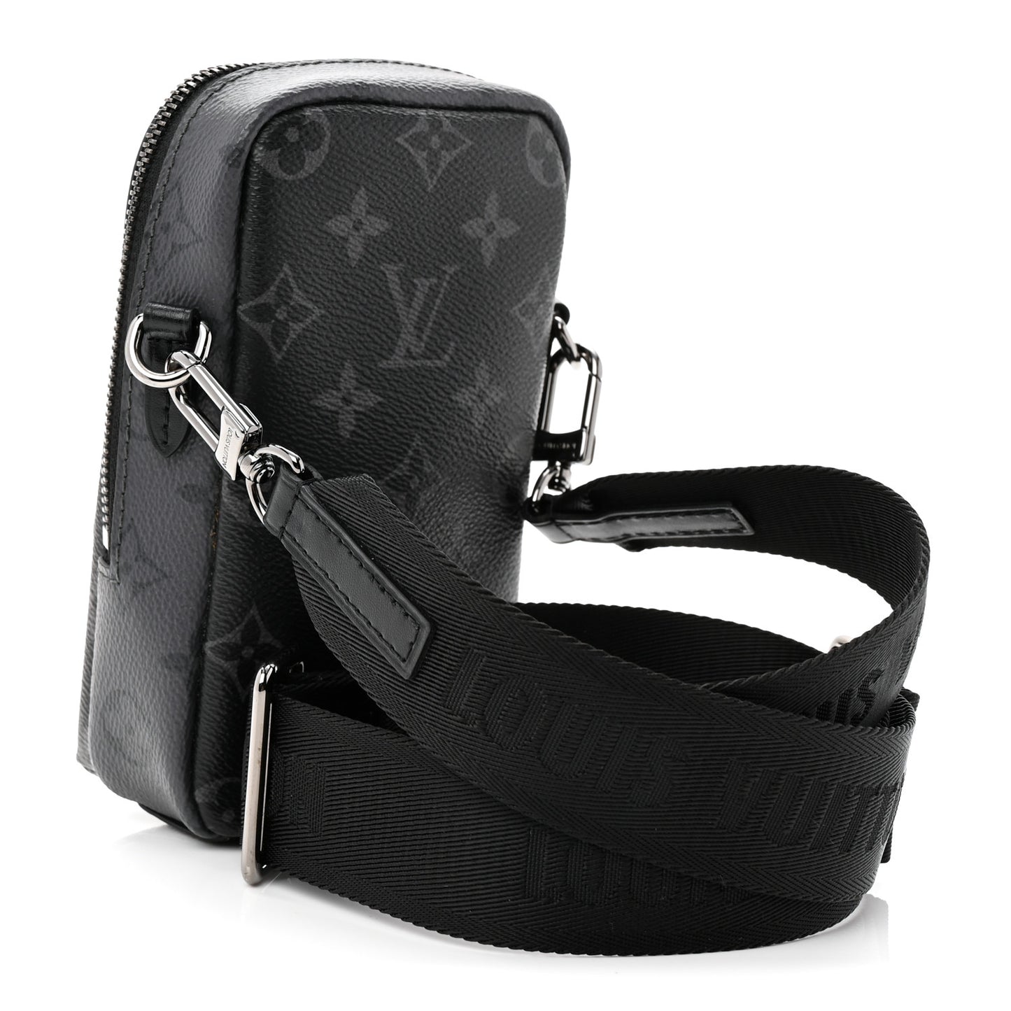 Monogram Eclipse Reverse Double Phone Pouch NM