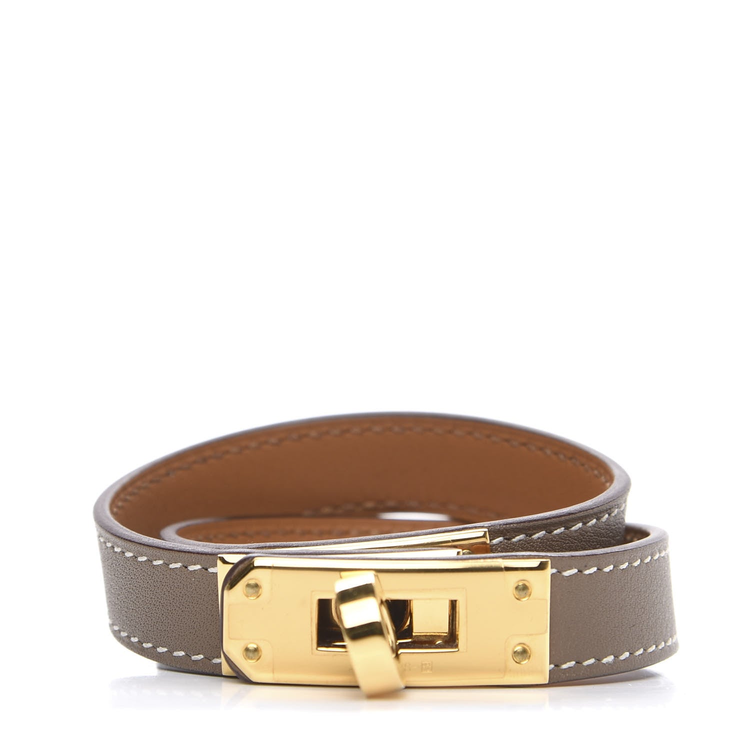 Hermes Swift Kelly Double Tour Bracelet XS Etoupe 1 of 4