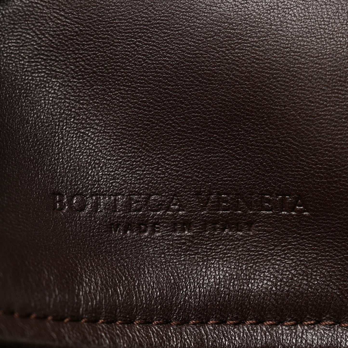 Nappa Intrecciato Messenger Bag Ebano