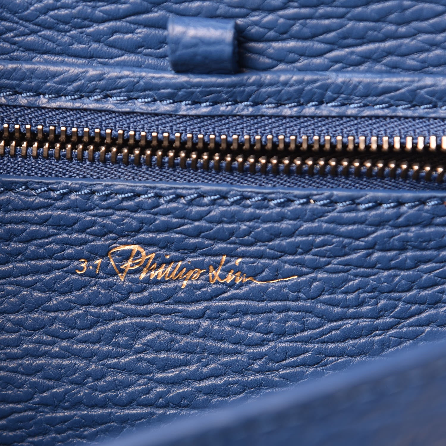 3.1 Phillip Lim 3.1 Textured Calfskin Mini Pashli Satchel Cerulean 6 of 9
