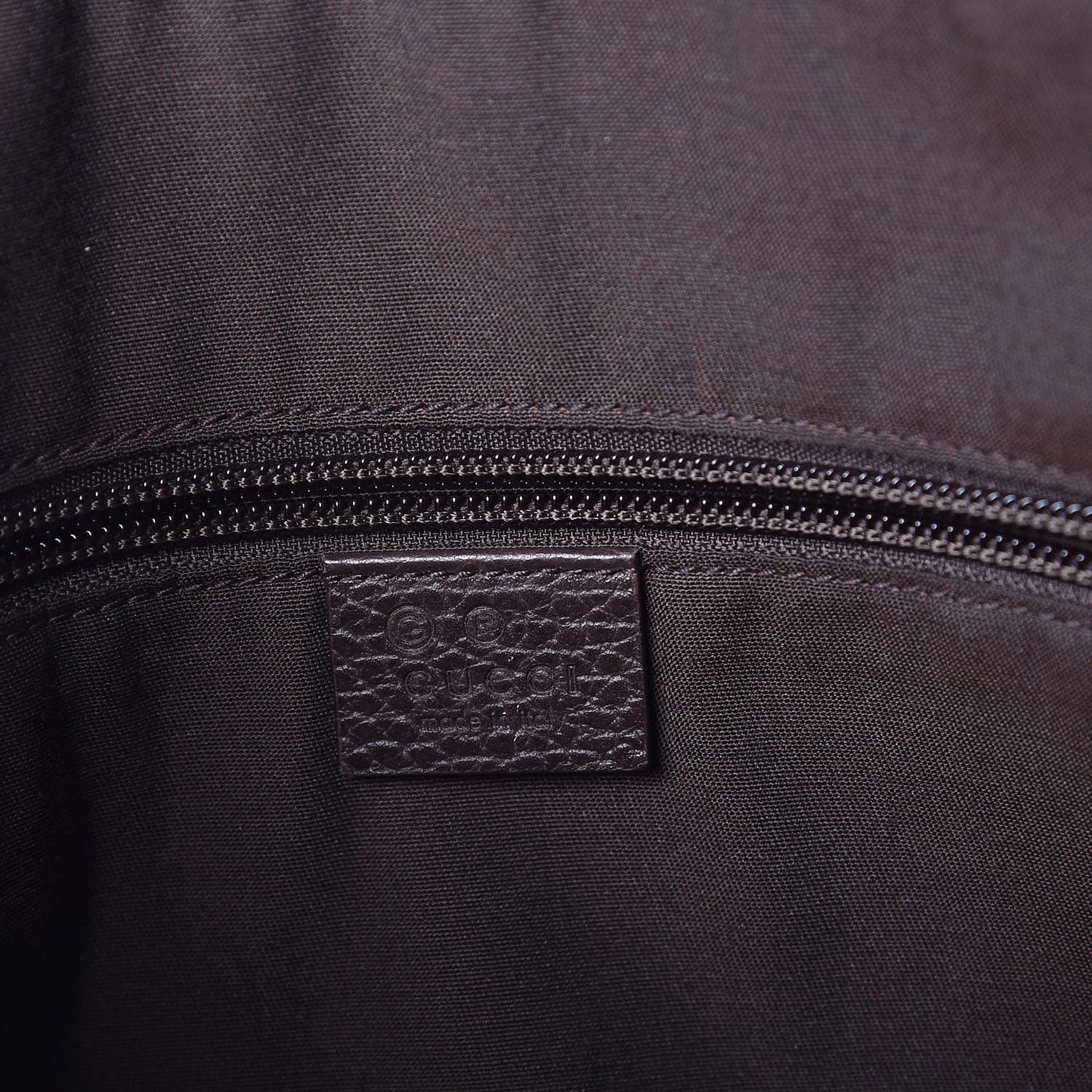 Crystal Monogram Large Flat Messenger Bag Dark Brown