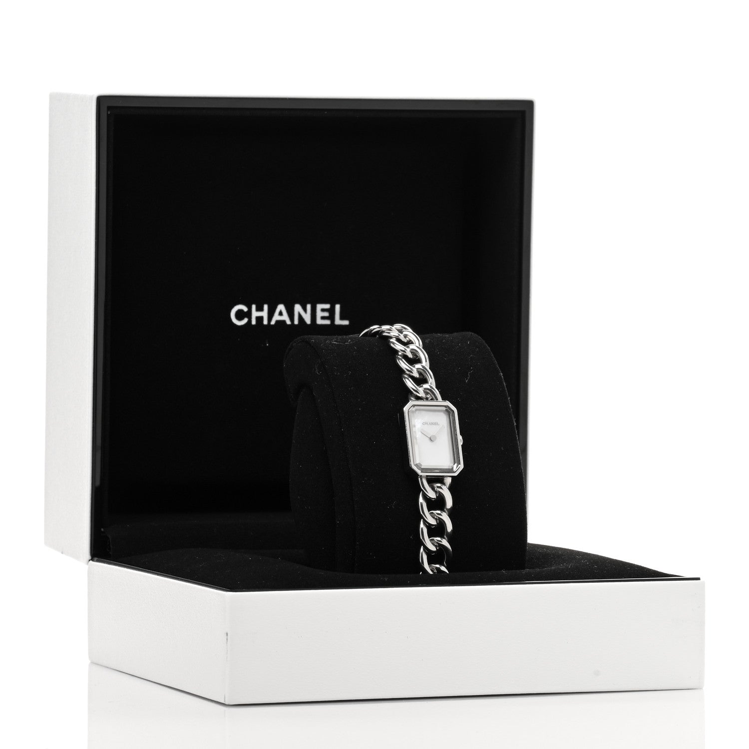 Chanel Stainless Steel Mother of Pearl 20mm Chain Premiere Quartz Watch 5 of 5