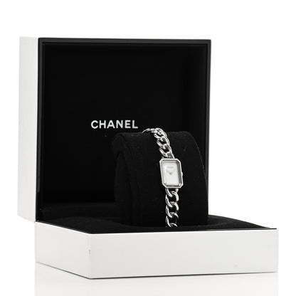 Chanel Stainless Steel Mother of Pearl 20mm Chain Premiere Quartz Watch 5 of 5