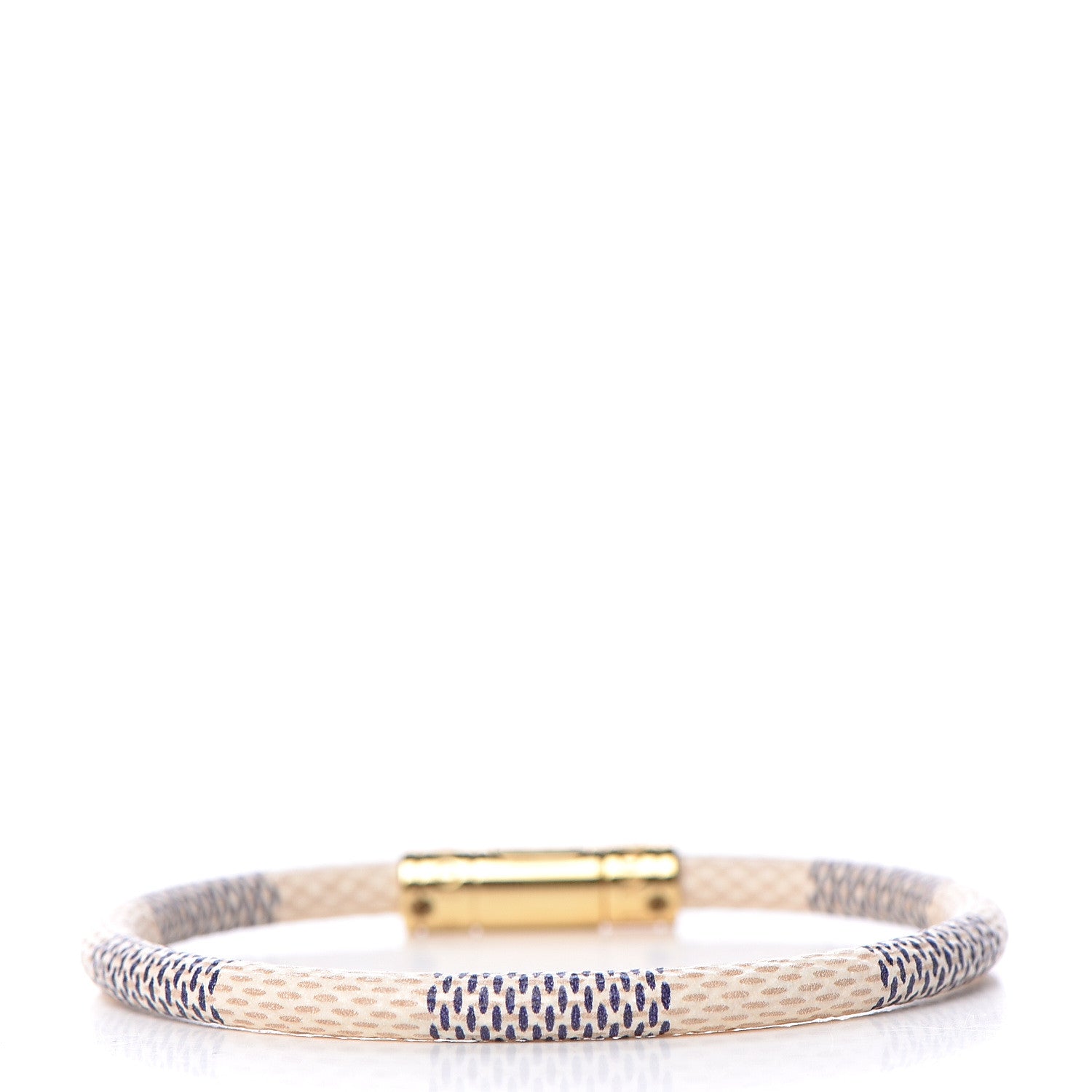 Louis Vuitton Damier Azur Keep It Bracelet 19 3 of 4