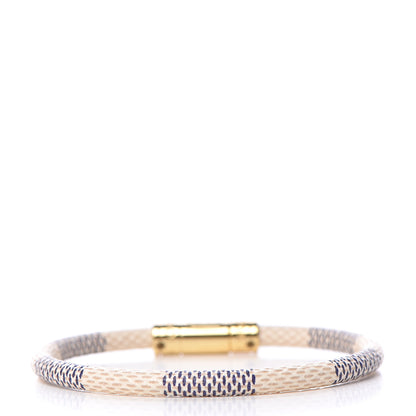 Louis Vuitton Damier Azur Keep It Bracelet 19 3 of 4