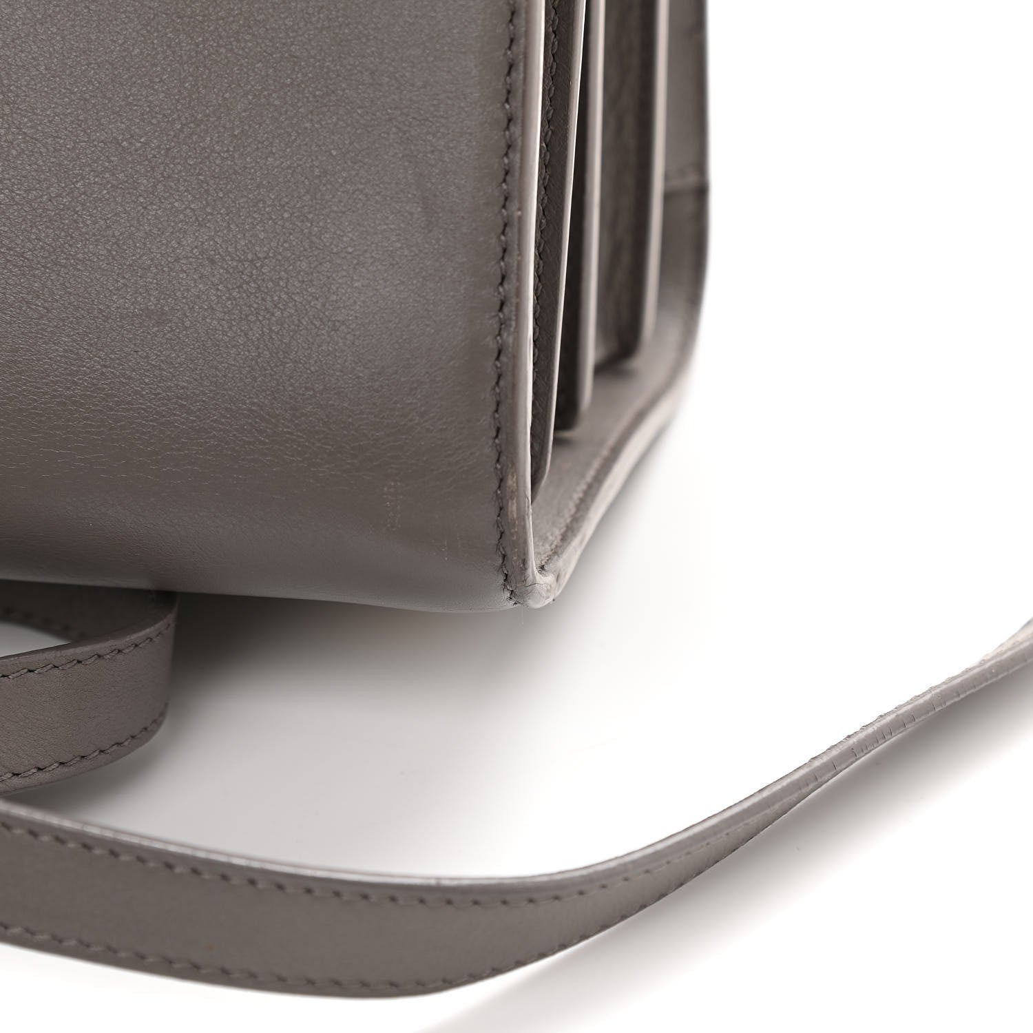 Saint Laurent Grained Calfskin Baby Sac De Jour Fog 15 of 15