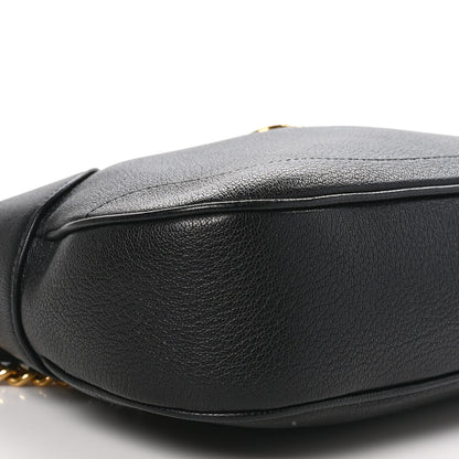 Gucci Goatskin Small Aphrodite Shoulder Bag Black 9 of 10